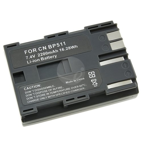 Battery For CANON EOS 300D D60 D30 5D BP511 BP511A