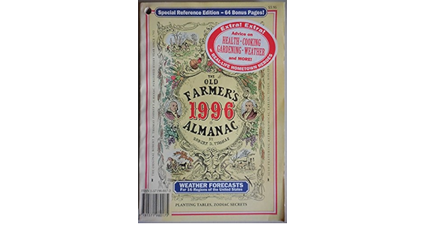 The Old Farmer S Almanac 1996 Hale Judson D 9781571980175 Amazon Com Books