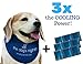 The Dog's Right! Dog Cooling Collar Bandana (Size 14 to 16 inches, Adjustable for Medium Sized Dogs)