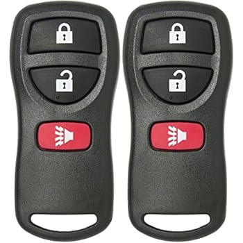 Keyless2Go 2 New Replacement Keyless Entry Remote Car Key Fob KBRASTU15 for Frontier Armada Murano Pathfinder Quest Titan and More