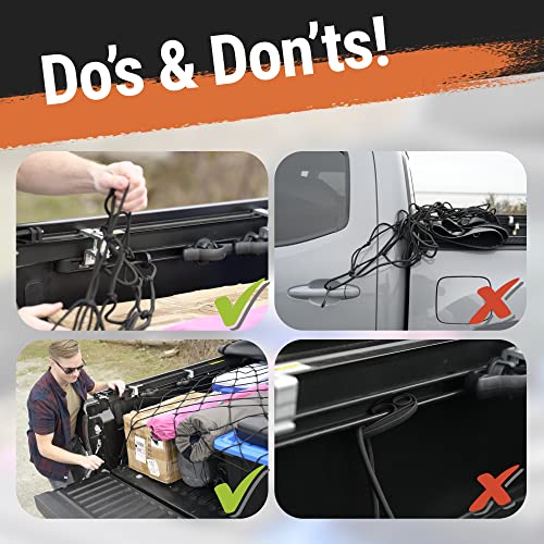 Toyota Short Bed Cargo Net Bungee Net Accessories for