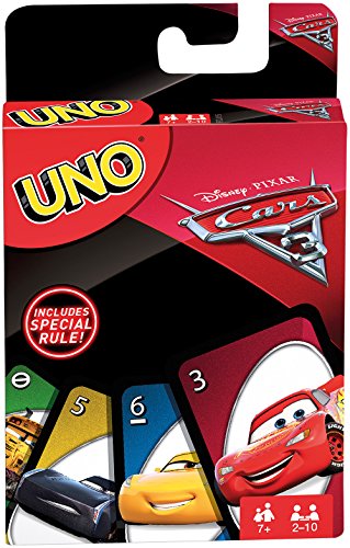 Uno Cars 3 Card Game