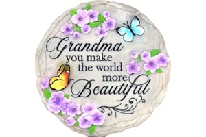 Spoontiques Beautiful Grandma Stepping Stone - Lovely Family Decorative Garden Stone for Yard, Patio, Garden or Walkway - Outdoor or Indoor Home Decor