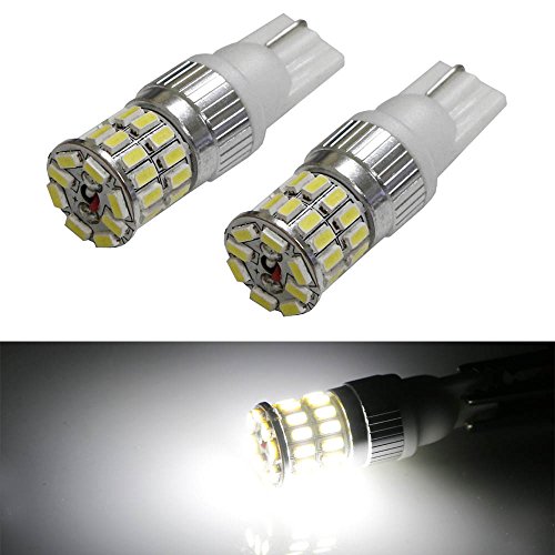 iJDMTOY (2) 360-Degree Illuminating 36-SMD 168 194 912 920 921 T10 LED Bulbs For Parking Lights or Backup Lights