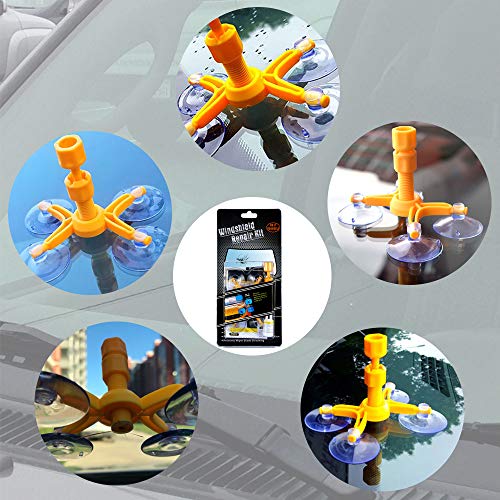 Manelord Auto Windshield Repair Tool, Car Windshield Repair Kit with Windshield Repair Resin for Windshield Chip Repair, Windshield Crack Repair and Glass Repair