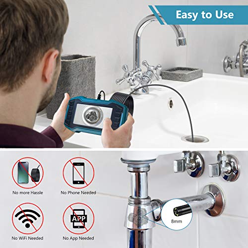 Borescope Inspection Camera, LONOVE Industrial Endoscope Camera 1080P 4