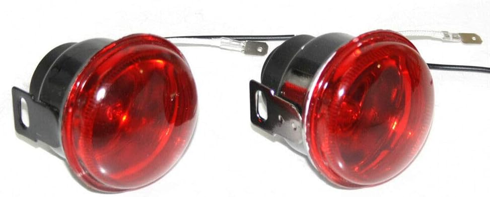 Red 60mm Fog Spot Lights Car 12v Universal - Image 4