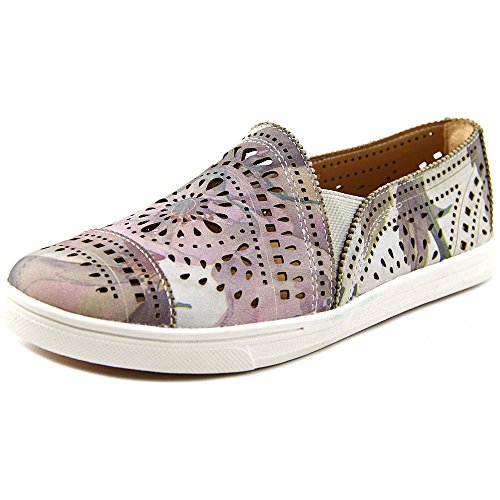 Earth Women's Tangelo Slip on Flower Multi Printed Leather 8.5
