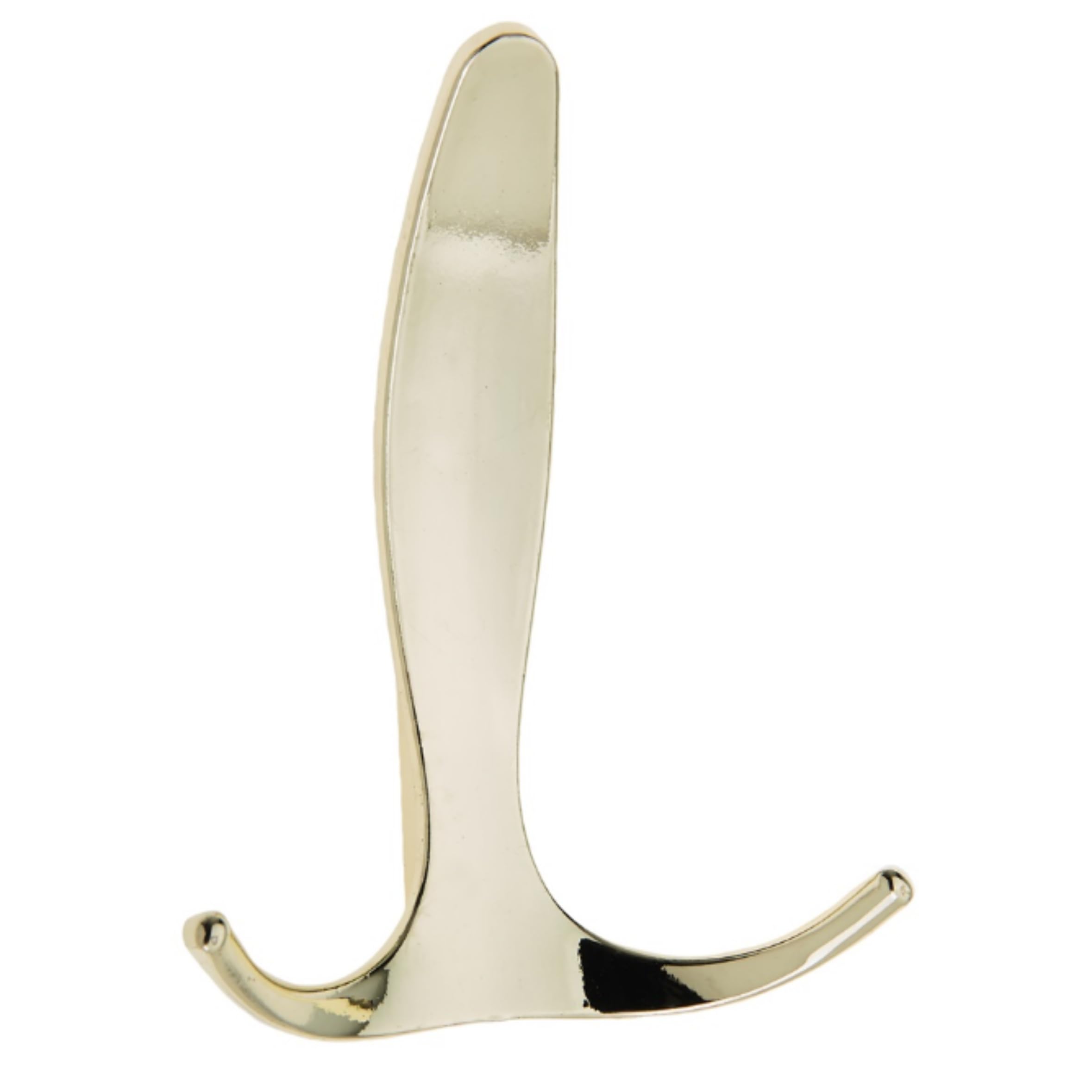 Aretro Hooks Hangers,Decorative Tri, Polished Brass, Robe Hook, Coat Hook, Back of Door, Wall Hanger (Decorative Tri, Polished Brass)