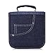 Hiware Denim CD/DVD Wallet Case - 60 Capacity CD Holder for Car, Home, Office or Travel Use (Blue)