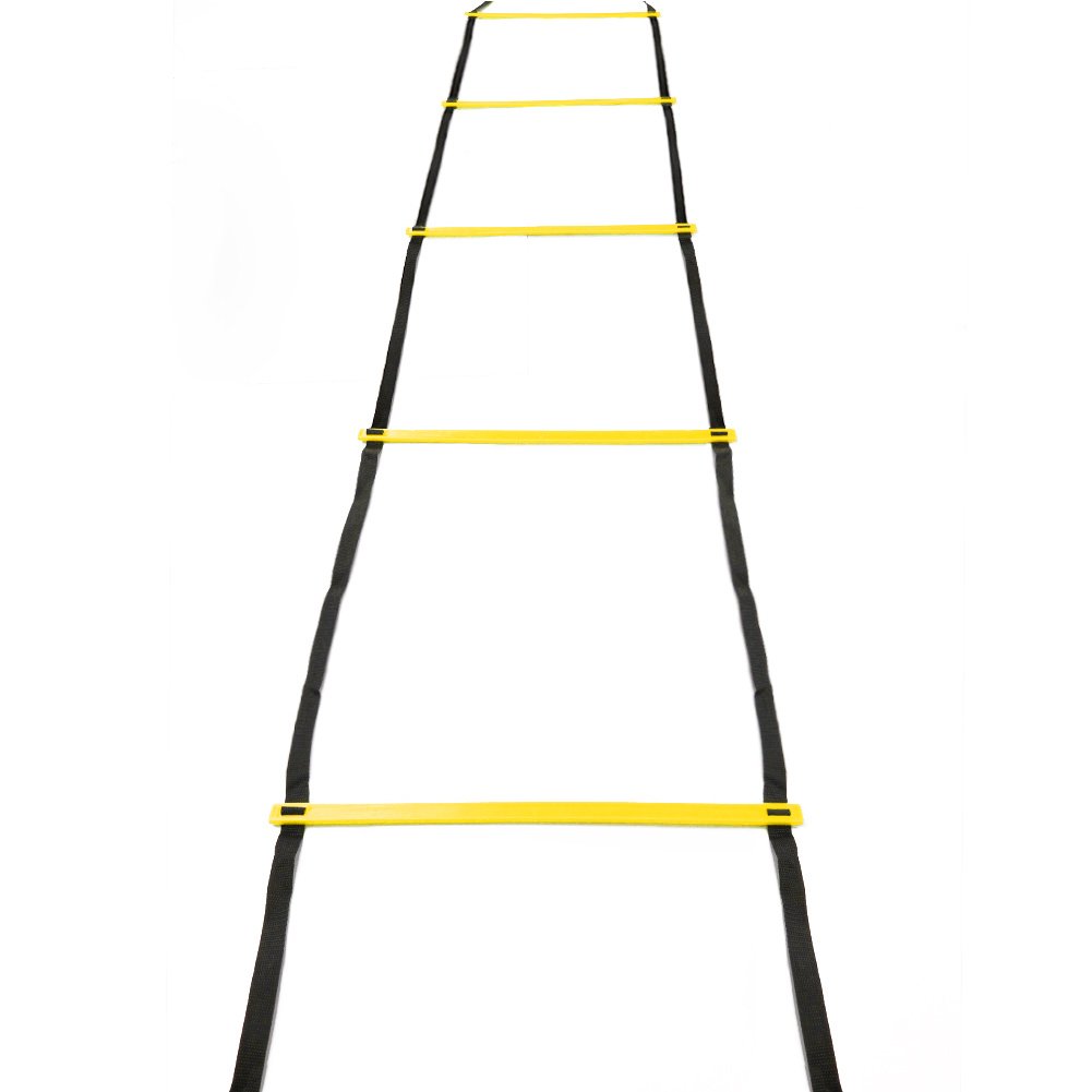 HanSemay 5M Speed Ladder Agility Ladder 9-Rung for Football Speed Fitness Training (5M 9-Rung)