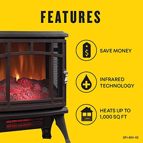 Duraflame Electric Infrared Quartz Fireplace Stove, Bronze, - Buy Online -  40536289