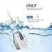 Cordless Water Flosser, NENRENT Rechargeable and Portable Oral Irrigator with 4 Jet Tips, IPX7 Waterproof 4 Modes Water Flossing with Cleanable Water Tank for Home and Travel (Black)