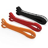 FF Pull up Assistance / CrossFit Band Set - #1, #2, #3 - 5 - 100 lbs (2 - 45 kg) - with Pullup PDF