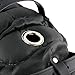 Faux Leather Full Gimp Hood Mask Padded Locking Eyes Blindfold Bondage