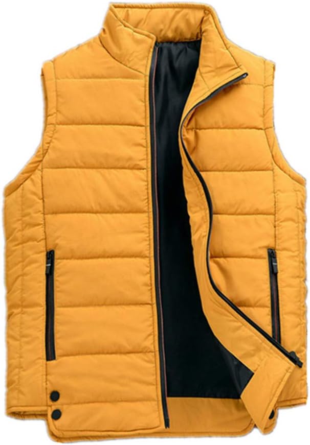 Men's Sports Warmer Gilets, Chickwin Zip Sleeveless Padded Casual Vest Jacket Coat Soft Comfort Lightweight Outdoors Running