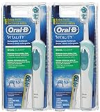 Oral B Vitality Dual Clean Rechargeable Power Toothbrush (Pack of 2)