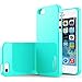 iPhone 5S Case, Caseology [Daybreak Series] Slim Fit Shock Absorbent Cover [Turquoise Mint] [Slip Resistant] for Apple iPhone 5S / 5 (2013) & iPhone SE (2016) - Turquoise Mint