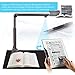 Aibecy Portable Document Camera Scanner High Speed 10 Mega-pixel HD High-Definition Max. A3 Scanning Size with OCR Function LED Light for Classroom Office Library Bank High Speed