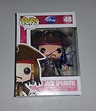 Johnny Depp - Signed DISNEY Jack Sparrow Funko POP Toy 48 PROOF COA Pirates of the Caribbean