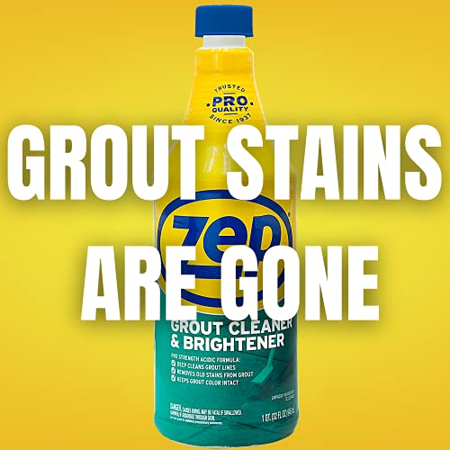 Zep Industrial Grout Cleaner and Brightener 32 ounce (Pack of 4