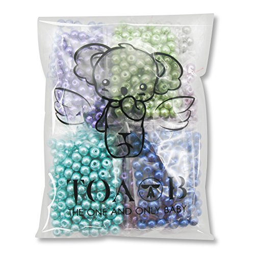TOAOB 1000 Piece 4mm Tiny Satin Luster Glass Pearl Beads Multi Colors Wholesale Loose Beads for Jewelry Making - Thumbnail 6