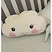 Simonshop Cute Smile Clouds Pillow Cotton Cloth Eyes Smiley Kids Plush Pillow Cushion (Style A-White)