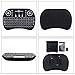 niceEshop(TM) 2.4 G Mini Portable Wireless Keyboard with Touchpad Mouse Multi-media Handheld Android Keyboard for Windows, Android/Google/Smart TV, Linux, Mac OS, Colorful Backlit