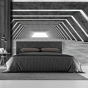 Wall Mural Black and White Industrial Buildings Removable Self-Adhesive Large Wallpaper - 66x96 inches