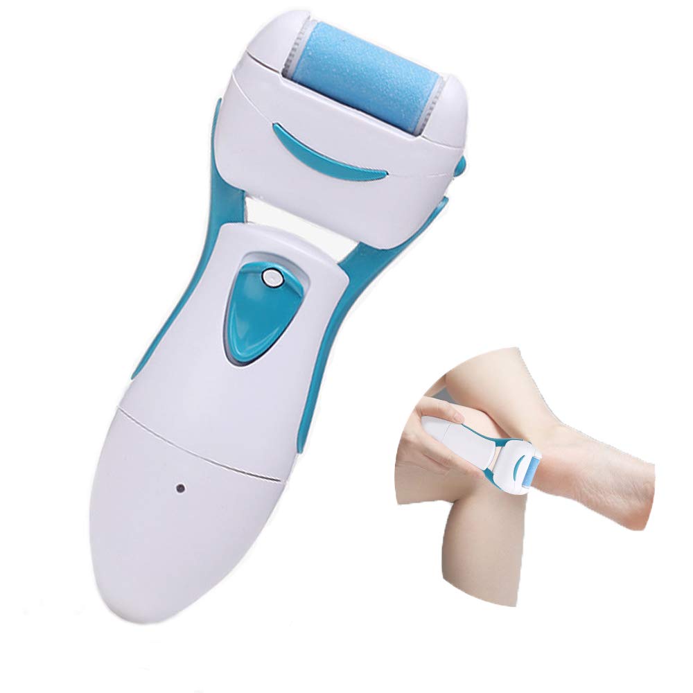 DOMILI Callus Remover Rechargeable Electronic Foot Files Pedicure Tools Pedi Feet Care Perfect for Hard Cracked Skin