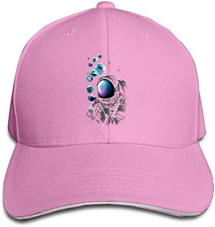 Baboy Space Astronaut Sunbonnet Sandwich Cap Pink