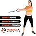 Pureflex Exercise Bands, 12pc Set Includes 5 Resistance Bands, 2 Padded Handles, 2 Padded Ankle Straps, 1 Door Attachment, 1 Fitness Band Carry Bag, 1 Exercise Guide eBook