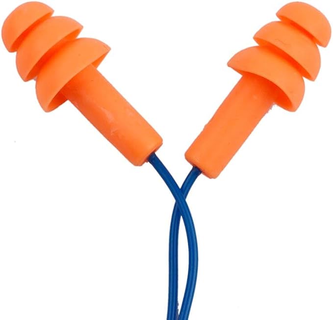 Professional Waterproof Soft Silicone Corded Ear Plugs Travel Sleep