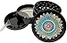 Mandala Locking Stash Box Combo - Smell Proof Case with Lock Grinder Stash Jar and Rolling Tray - Ultimate Stash Combo! Odor proof Discrete Stash Container with Accessories (Mandala)
