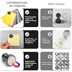 LOVIMAG Fridge Magnets, Magnets for Fridge, Magnets