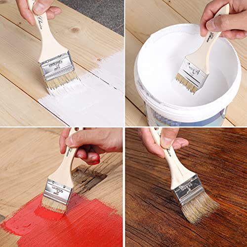 Bates Chip Paint Brushes, 2 Inch, 9 Pack, Chip Brush, Brushes for