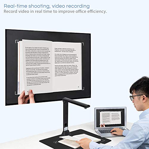 ICODIS X9 Book Scanner & Document Camera 21MP High Definition Portable
