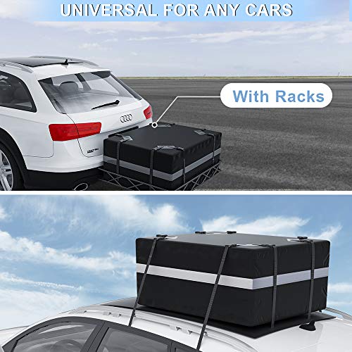 Merece Car Rooftop Cargo Carrier Car Roof Carriers Waterproof Luggage