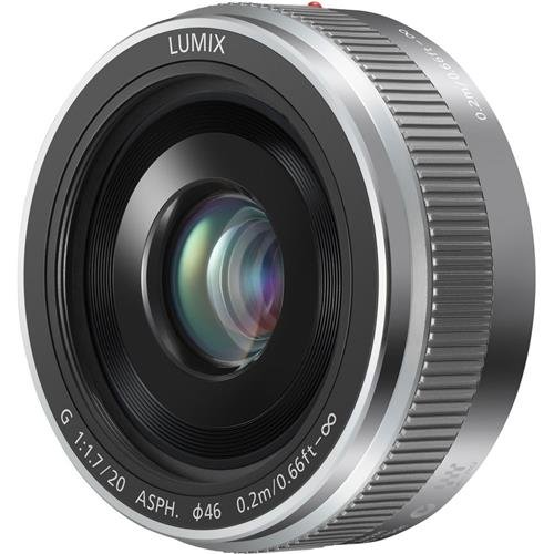 PANASONIC LUMIX G II LENS, 20MM, F1.7 ASPH, MIRRORLESS MICRO FOUR THIRDS, H-H020AS (USA SILVER)