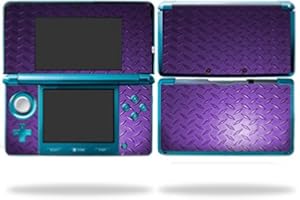 MightySkins Skin Compatible with Nintendo 3DS wrap Sticker Skins Purple Dia Plate