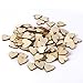 100pcs Blank Heart Embellishments for DIY Crafts 20mm
