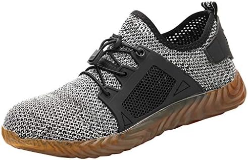 Hotsellhome New 2019 Safety Shoes for Womens Mens with Steel Toe Cap| Work Hiking Lightweight Breathable Trainers Boots Shoes | Puncture-Proof Sneakers