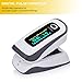 MeasuPro Instant Read Digital Pulse Oximeter, Oxygen Sensor and Pulse Rate Monitor with Alarm Setting, Color OLED Display and Carry Case, CE