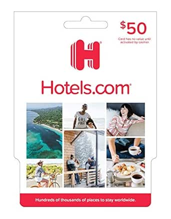 Amazon.com: Hotels.com Gift Card $50 : Gift Cards
