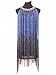Vijiv Women's 1920s Gatsby Long Swinging Fringe Tassel Flapper Cocktail Dress