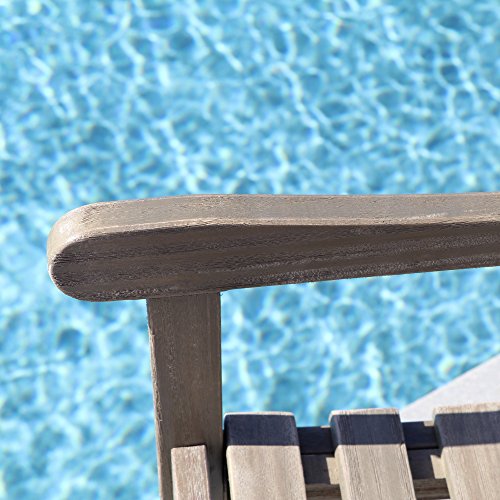 Vifah V1299 Renaissance Outdoor Hand-Scraped Hardwood Bench