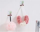 Omenluck 3Pcs Mesh Bath Shower Sponge Ball with Rope Handles Exfoliating Shower view 4