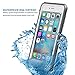 iPhone 6s Waterproof Case,Eonfine iPhone 6 Case Clear Protective Case IP68 Certified With Touch ID Screen Protector Ultra Slim Shockproof Case Cover for iPhone 6/6S White