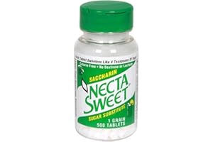 Necta Sweet Sugar Substitute Tablets, 1 Grain, 500-Count Bottle (Pack of 12)