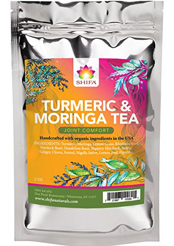 Shifa joint comfort tea (turmeric and moringa): improve flexibili…